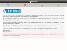 Tablet Screenshot of bellbrush.com